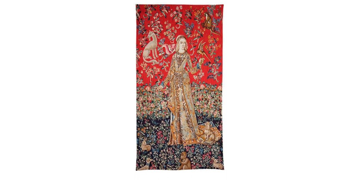 Gobelín  tapiserie -  LES PORTIÈRES CLUNY - Dame de Cluny Gobelín  tapiserie -  LES PORTIÈRES CLUNY - Dame de Cluny